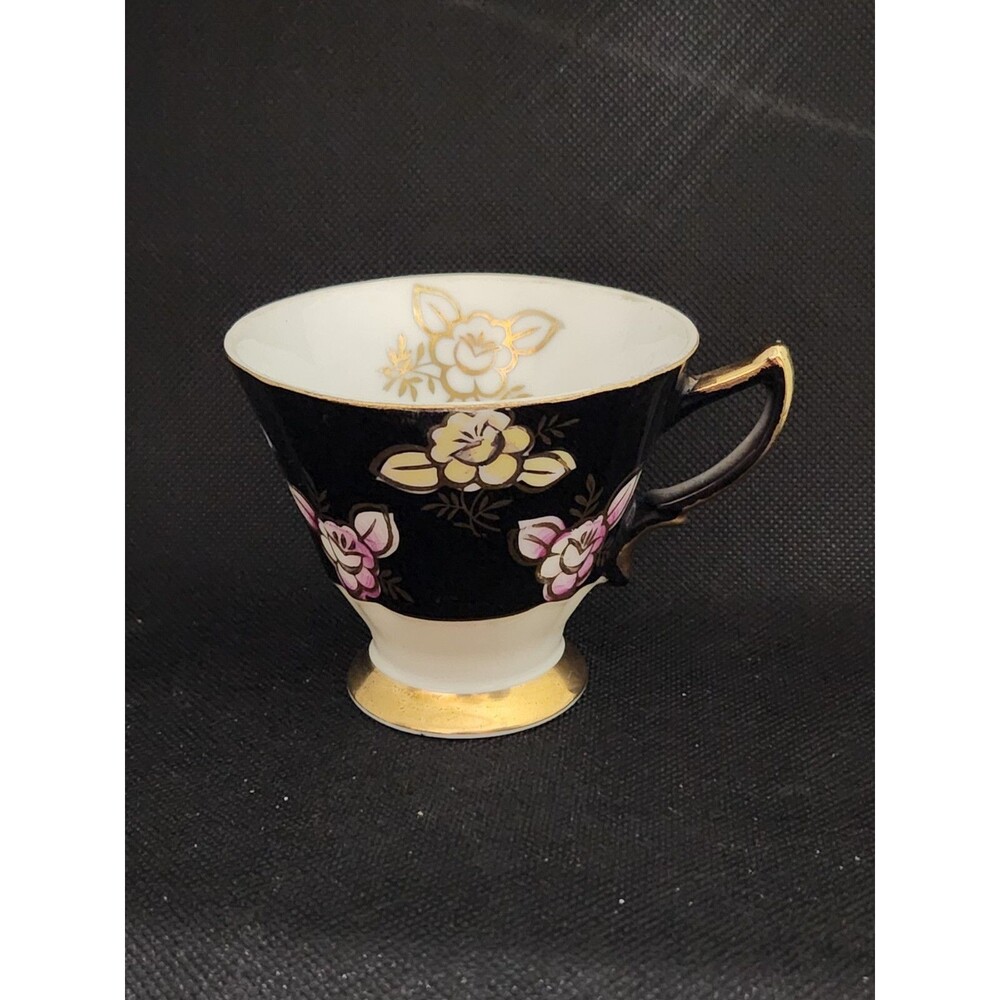 Vintage AACO Japanese Porcelain Tea Cup Attractive Design Floral